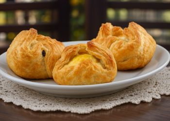 Puffs in a plate