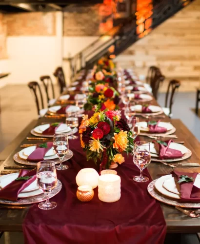 Catering Table Arrangement